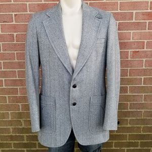 Vintage Ratner Men's Blazer Suit Gray Size 40L.